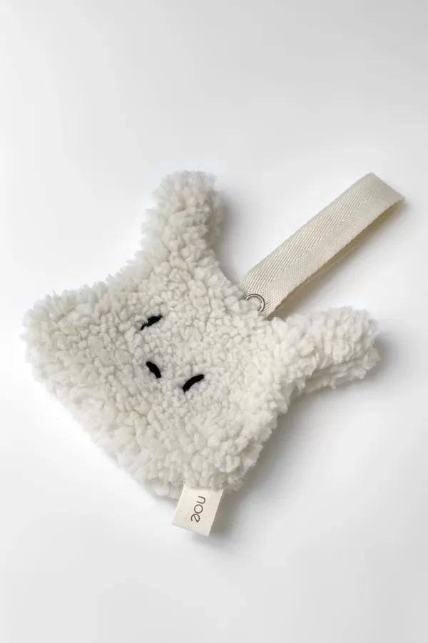 Krem Rabbit Emzik Askısı
