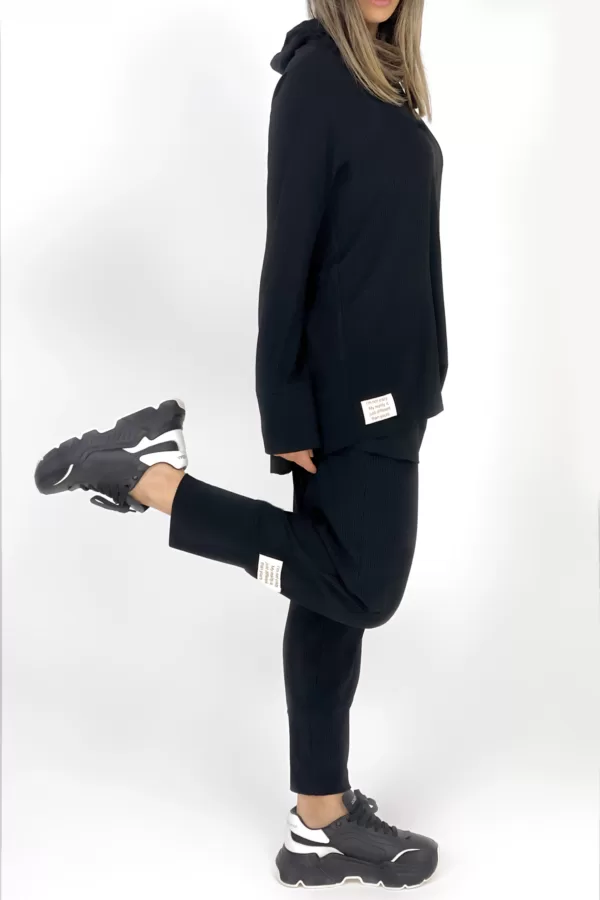 Costa Black Pants (Şerit Dokulu) - Görsel 3