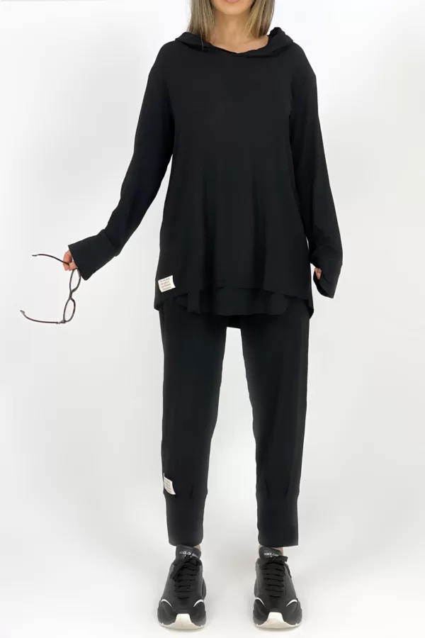 Costa Black Pants (Şerit Dokulu) - Görsel 2
