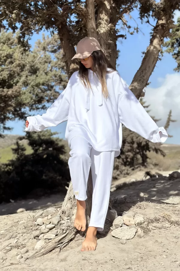 Carrot White Pants - Görsel 3
