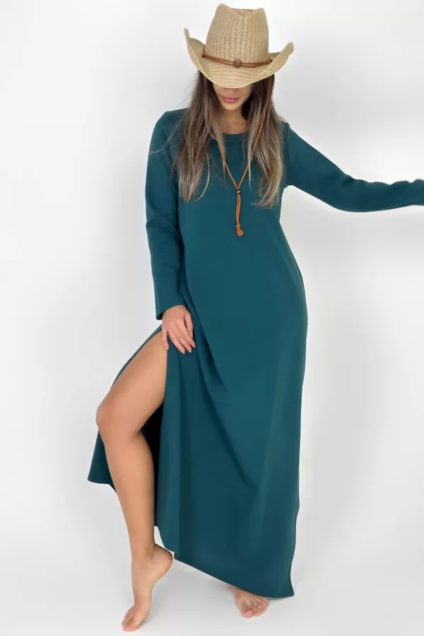 Forest Green Long Dress