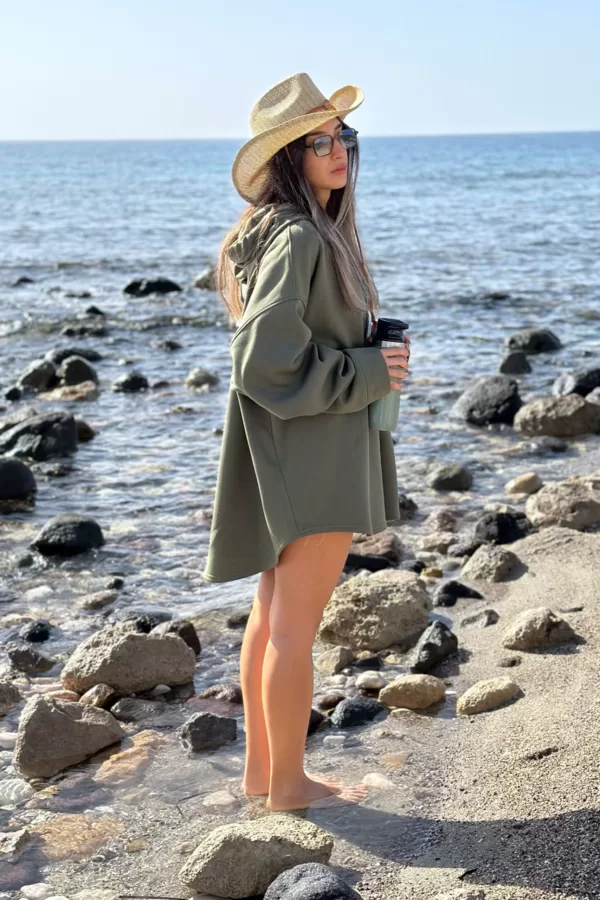 Hood Green Sweatshirt