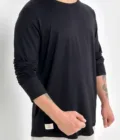 Basic Black Sweatshirt - Görsel 2