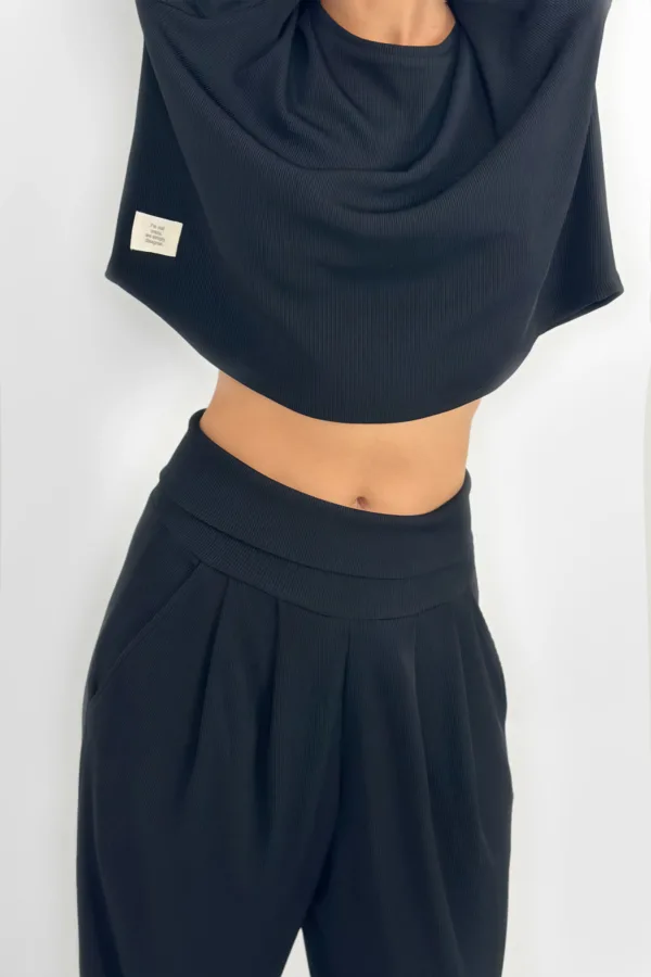 Salb Şerit Black Pants - Görsel 2