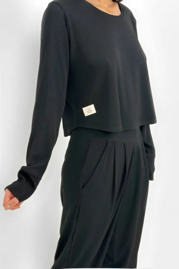 Salb Şerit Black Pants - Görsel 5