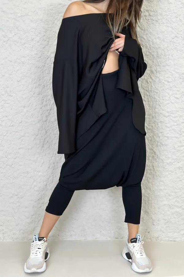 High Neva Balck I-Şerit Şalvar