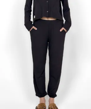Jog Serit Black Pants