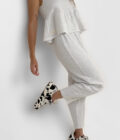 Carrot Grey Şerit Pants