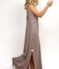 Drop Long Pink Leo Dress