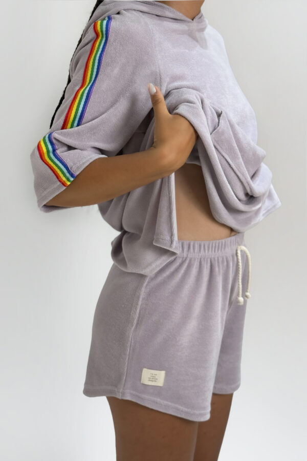 Tow Lila Havlu Tshirt - Görsel 4