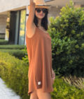 Easy Short Cinnamon Dress - Görsel 2