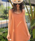Easy Short Cinnamon Dress - Görsel 3