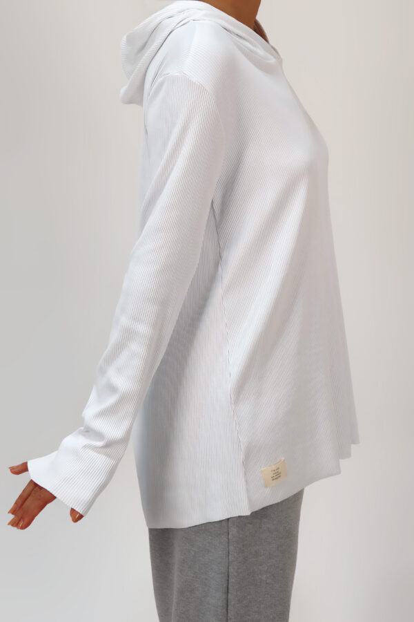 Safe White (Şerit) Sweatshirt