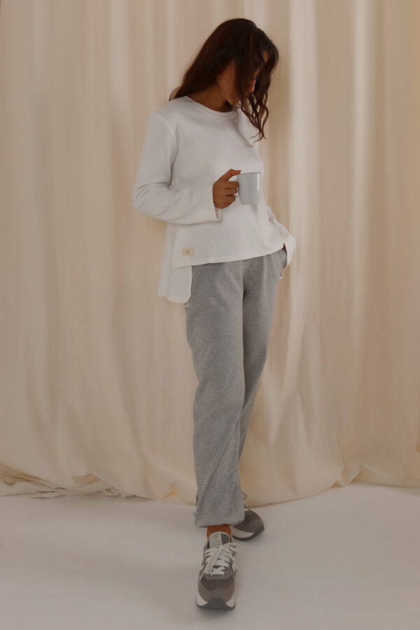 Diva White Sweatshirt - Görsel 2