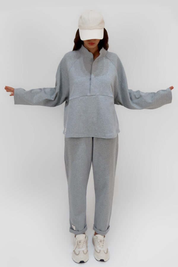 Napa Grey Sweatshirt - Görsel 3