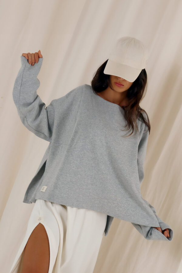 Line Grey Sweatshirt