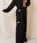 Rio Siyah Triko Pants - Görsel 2