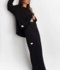Rio Siyah Triko Pants - Görsel 3