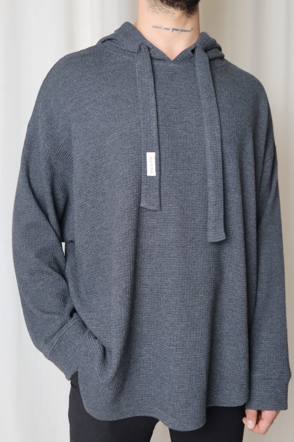 Hood W-Antrasit Sweatshirt - Görsel 3