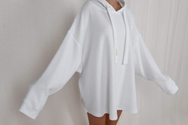 Hood W-White Sweatshirt - Görsel 2