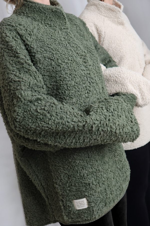 Napa Teddy Haki Sweatshirt - Görsel 2