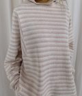 L-Neck Bej Sweatshirt - Görsel 3