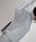 Neck Soft Grey Sweatshirt