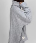 Neck Soft Grey Sweatshirt - Görsel 3