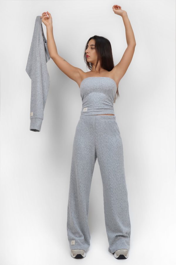 Rio Soft Grey Pants - Görsel 4