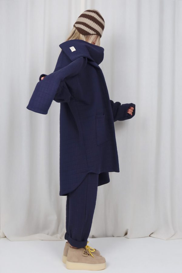 Long Carrot Ka-Lacivert Pants - Görsel 5