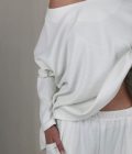 Galy White Sweatshirt - Görsel 4