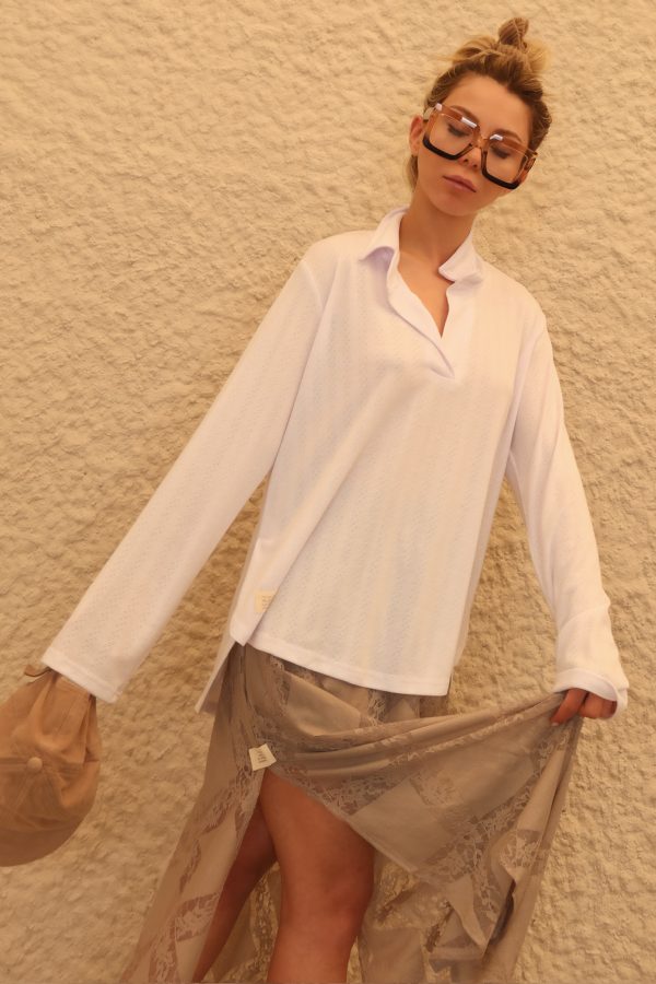 Polo White Peek Sweatshirt - Görsel 3