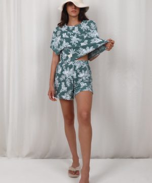 Hoop Tow-Leaf Şort
