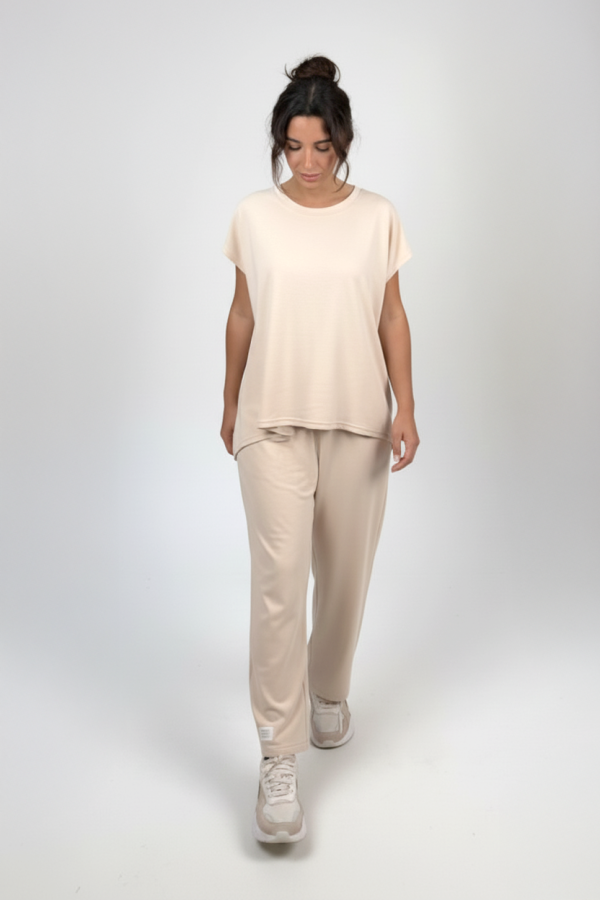 Long Carrot Nude Pants - Görsel 4