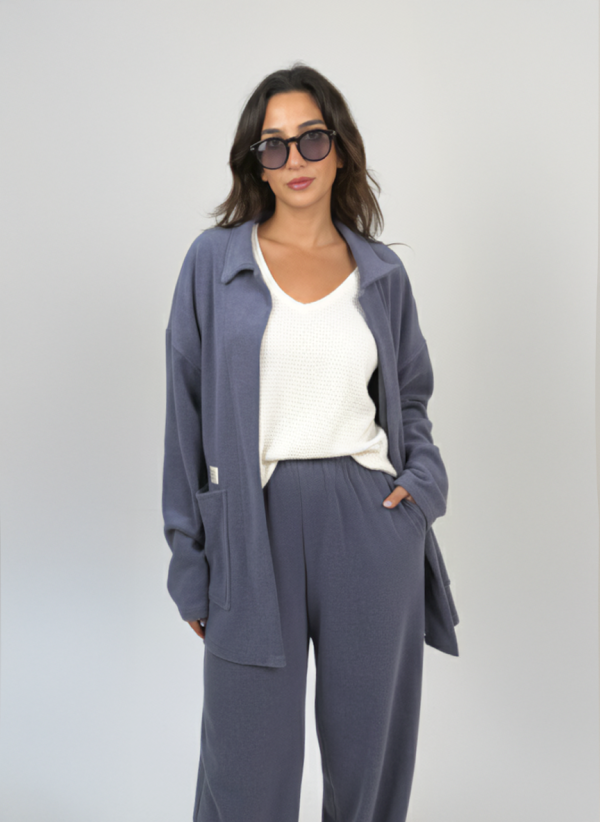 Key Steeel Blue Ceket