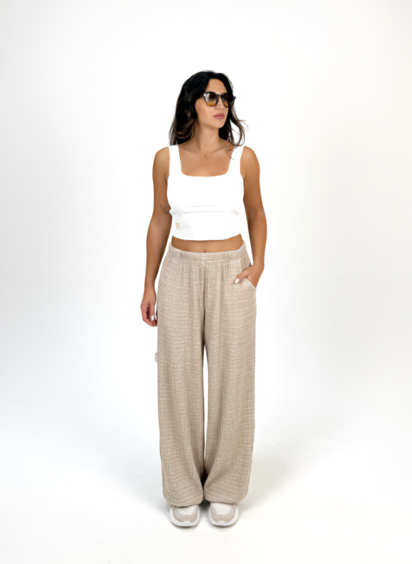 Baggy Krem Trk. Pants - Görsel 3
