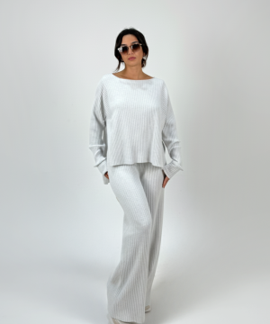 Line Soft Grey Sweatshirt