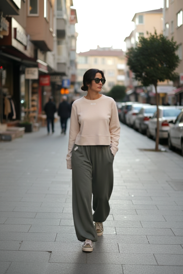 So-Bat Nude Sweatshirt