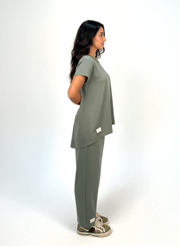 Long Carrot N-Green Pants - Görsel 2