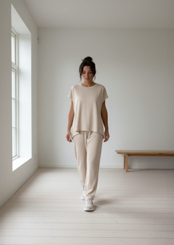 Long Carrot Nude Pants