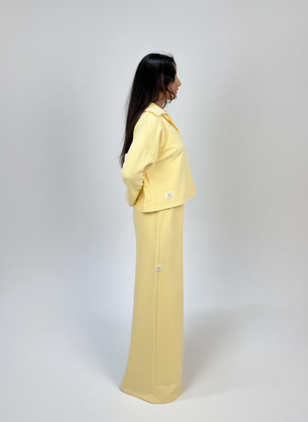 Polka Yellow Sweatshirt - Görsel 2